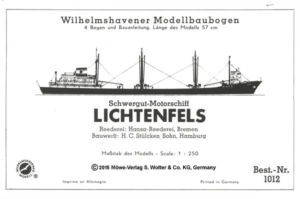 LICHTENFELS Frachter / Freighter