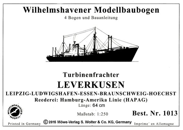 LEVERKUSEN Frachter / Freighter