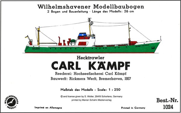 Artikelname CARL KAEMPF, Trawler