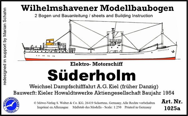 SÜDERHOLM Frachter / Freighter NEUAUFLAGE 2021