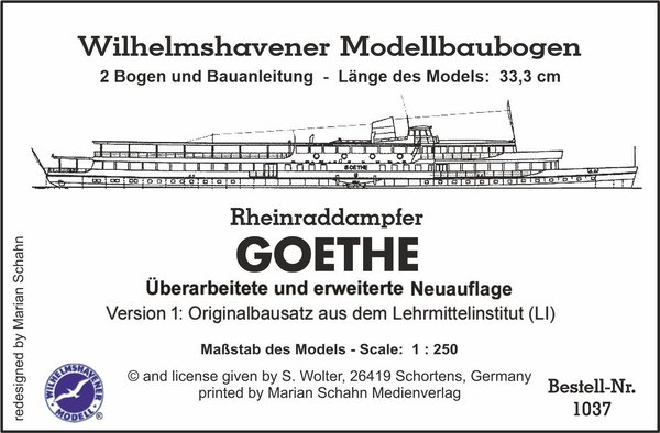 GOETHE Rheinraddampfer