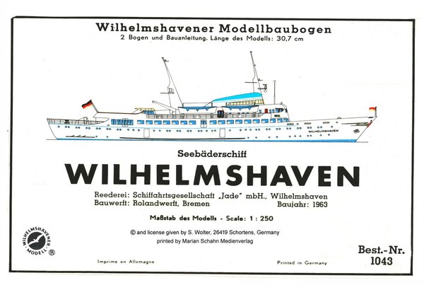 WILHELMSHAVEN Bäderschiff