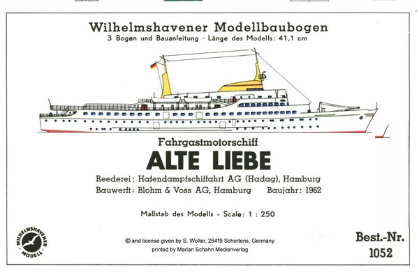 ALTE LIEBE (now HELGOLAND) Bäderschiff