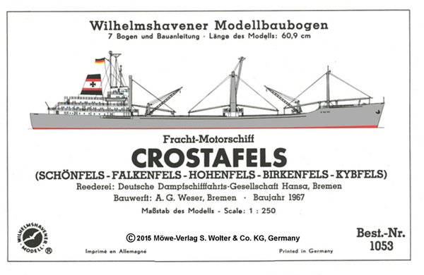 CROSTAFELS Frachter / Freighter
