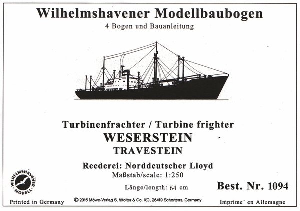 WESERSTEIN Frachter / Freighter