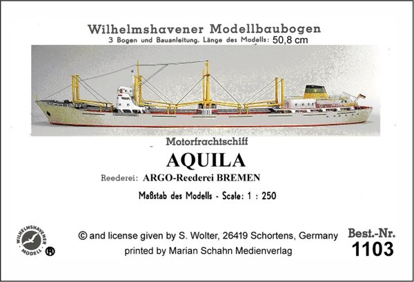 AQUILA, Frachtmotorschiff