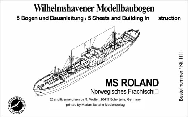 MS ROLAND norwegischer Frachter