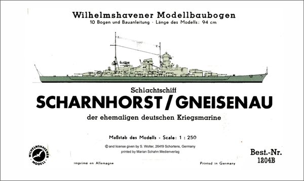 Scharnhorst/Gneisenau (bis 1942)