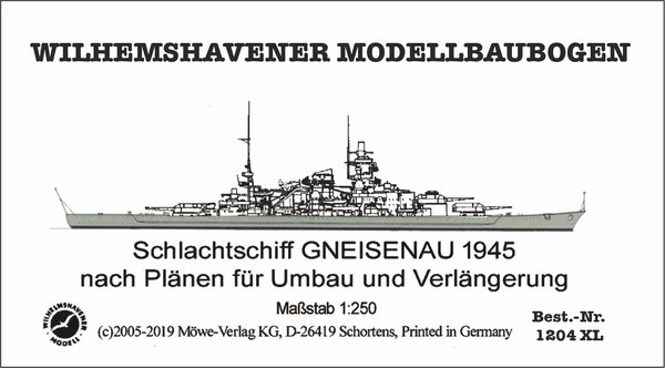 Schlachtschiff GNEISENAU 1944/45