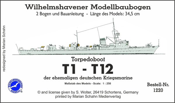 Torpedoboote T 1 - T 12 KM