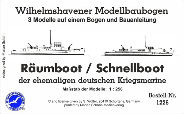 Räumboot / S-Boot KM (3 Modelle)