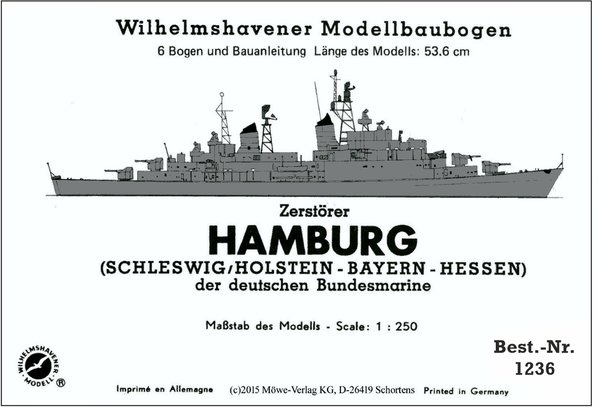 ZERSTÖRER Hamburg-KLASSE/Destroyer