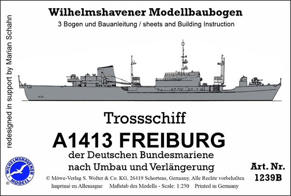 "A1413 FREIBURG" Trossschiff Neuauflage 2021