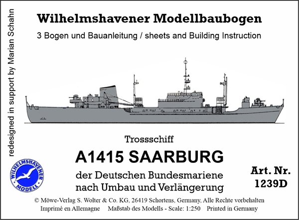 "A1415 SAARBURG"  Trossschiff Neuauflage 2021