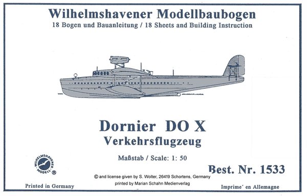 Dornier DO X Verkehrsflugzeug