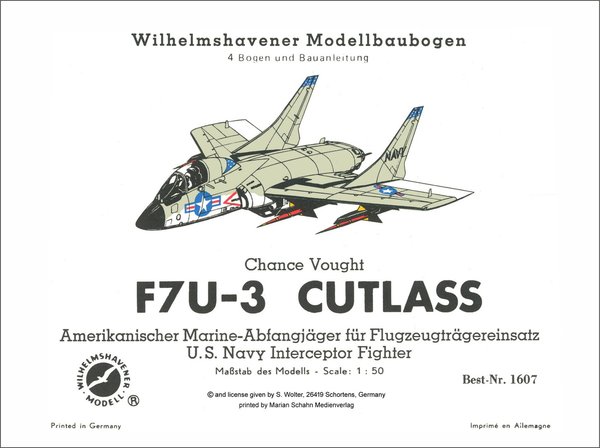 Chance Vought Cutlass F 7 U-3M