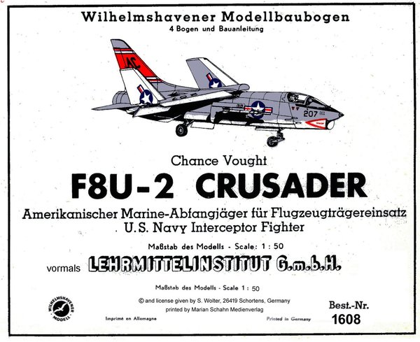 CHANCE VOUGHT CRUSADER F 8 U-2M
