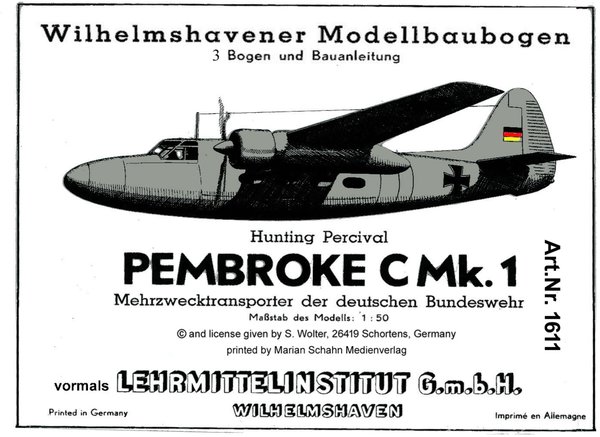 Pembroke CMk. 1, Deutsches Mehrzweckfugzeug