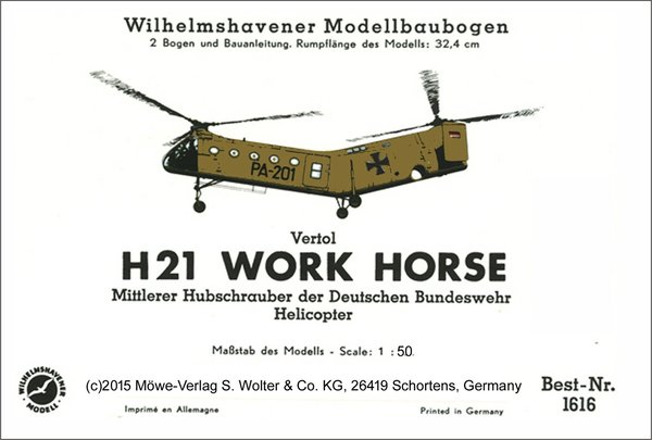 Vertol L 21 WORK HORSE Hubschrauber