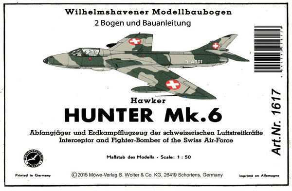 HAWKER HUNTER MK 6, Schweiz