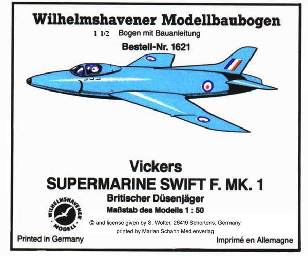 Vickers SWIFT F.Mk. 1