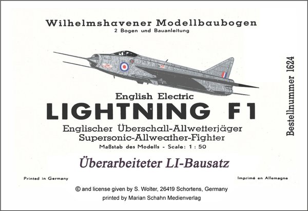 English Electric Lightning F1