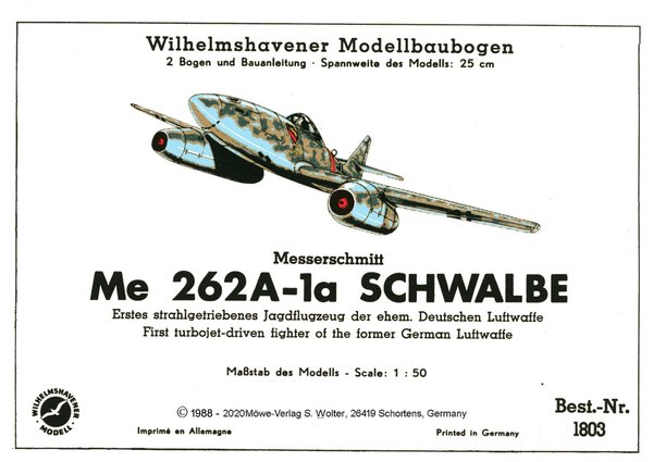 Me 262 A-1A SCHWALBE