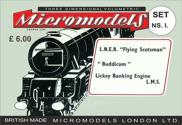 L.N.E.R. "Flying Scotsman"  "Buddicom"  Lickey Banking Engine L.M.S.