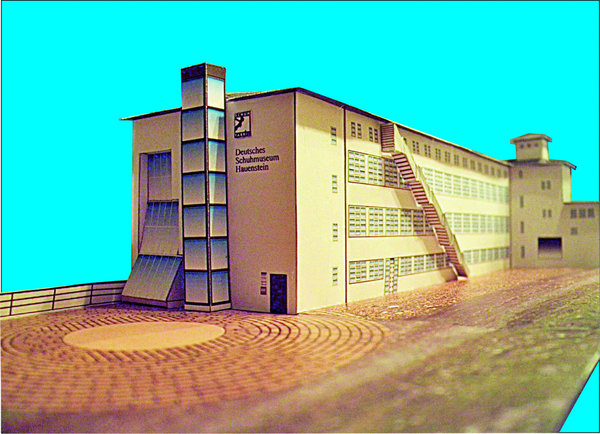 Deutsches Schuhmuseum Hauenstein (Schuhfabrik) Maßstab 1:250