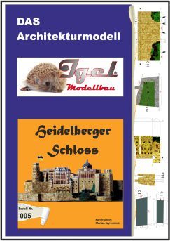 Heidelberger Schloss Maßstab 1:1400
