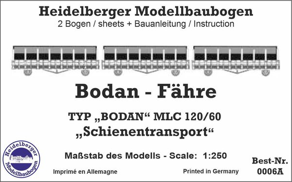 Bodan-Fähre "Schienentransport"