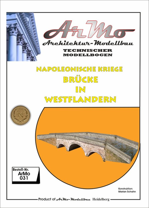 Napolonische Kriege "Brücke in Westflandern"