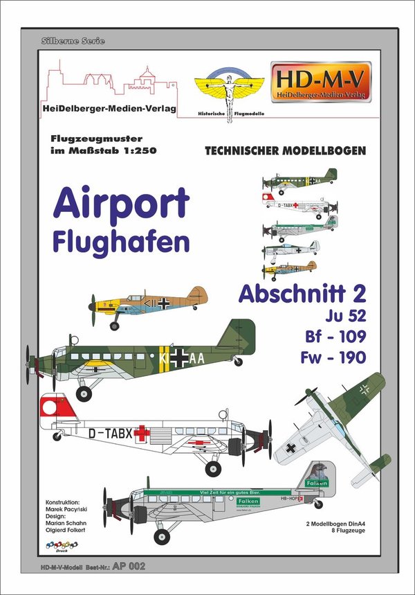 Airport Flughafen Abschnitt 2 JU 52 Bf – 109 Fw - 190