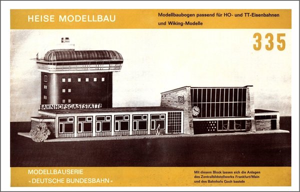 Heise Modellbau Nr 335 "Deutsche Bundesbahn"